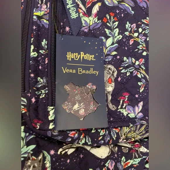 Vera Bradley X Harry Potter sling backpack Forbidden Forest NWT - Picture 2 of 5